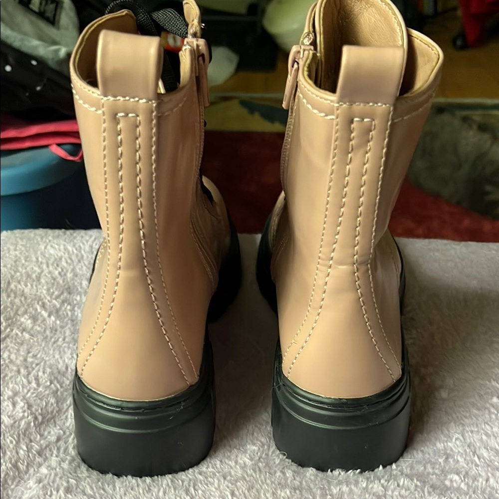 Limelight Combat Boots with Black Laces - Picture 2 of 10
